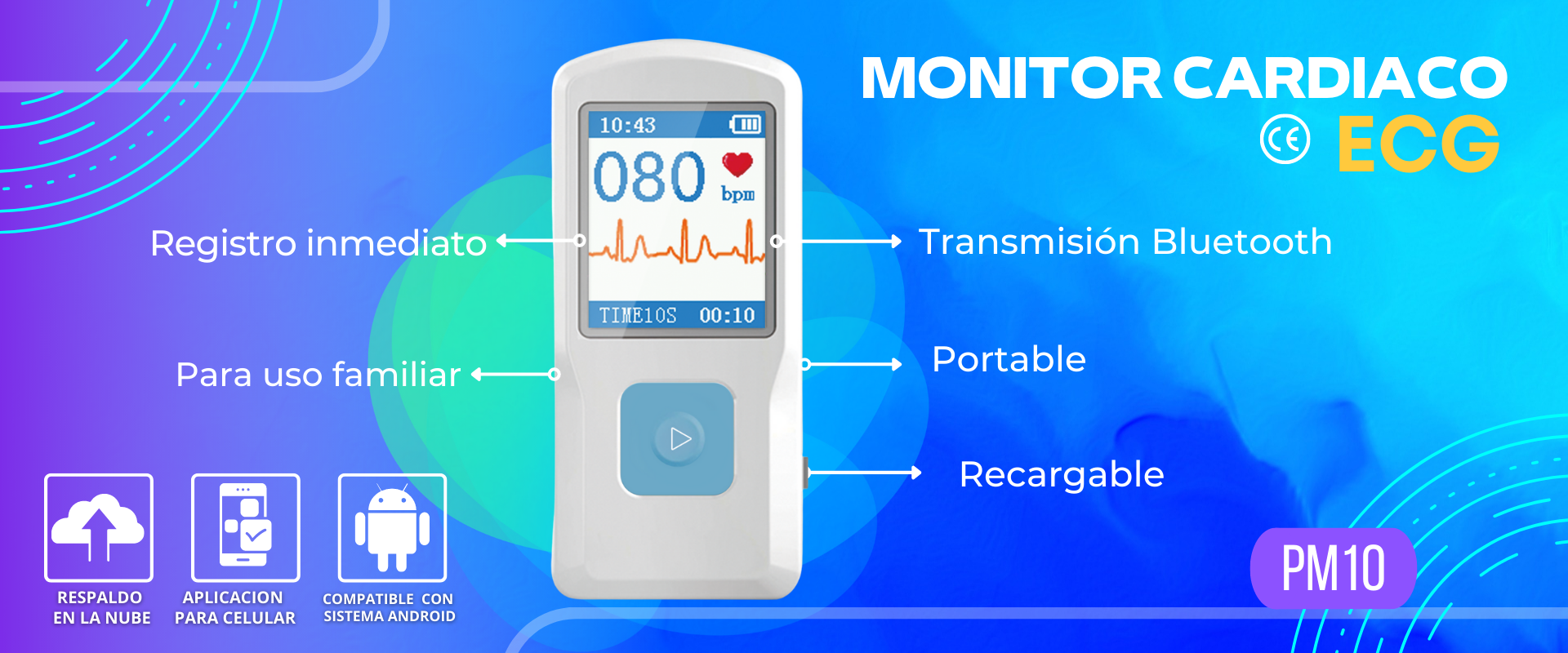 Monitor  portátil cardíaco