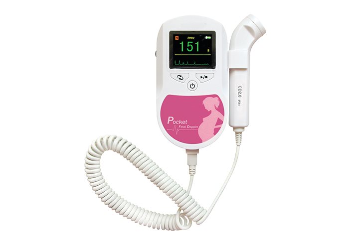 Doppler fetal ultrasonido, portatil, pantalla a color. CONTEC