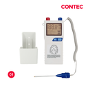 Termometro predictivo profesional, con sonda oral, con soporte pared, CONTEC