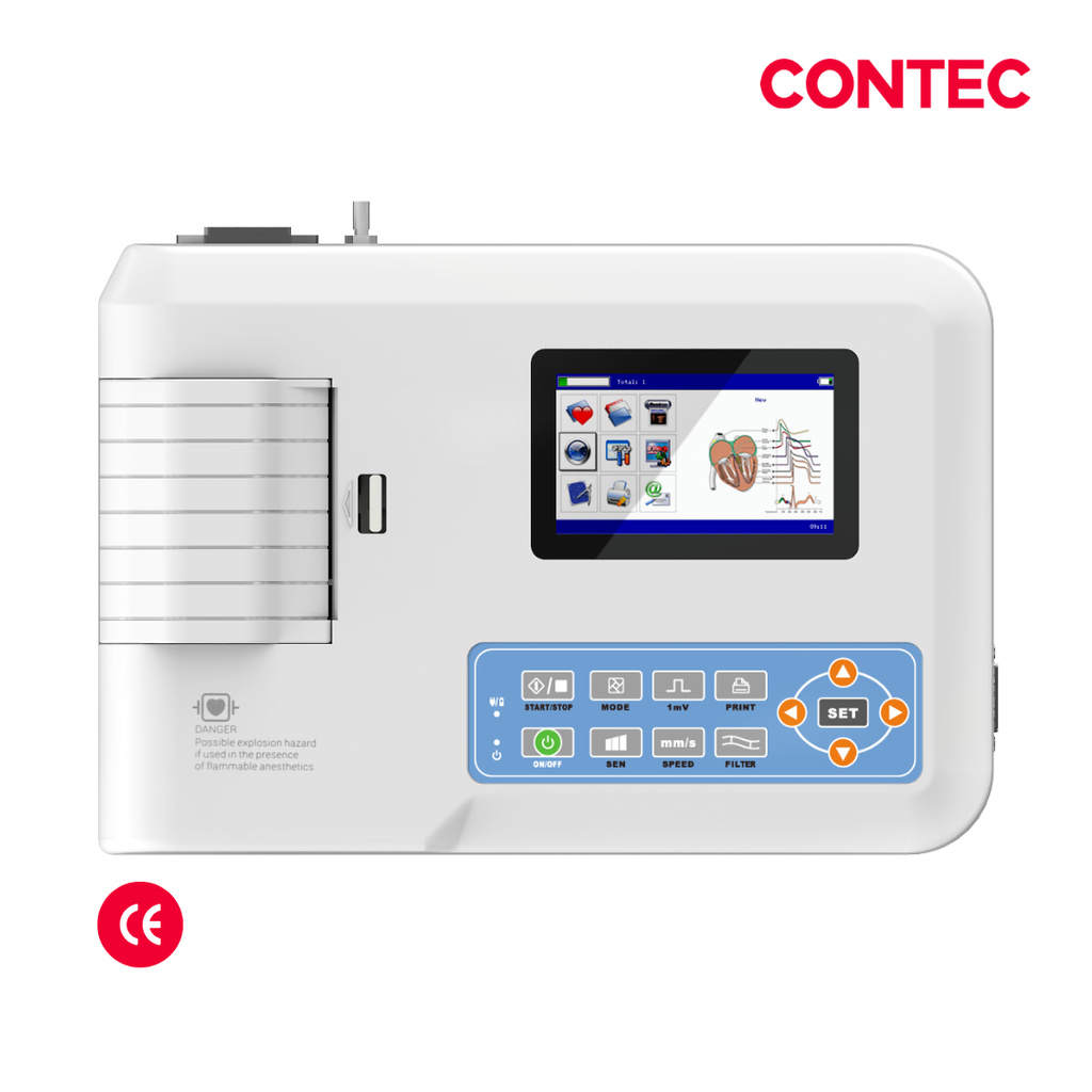 Electrocardiografo 3 canales, CONTEC ECG300G