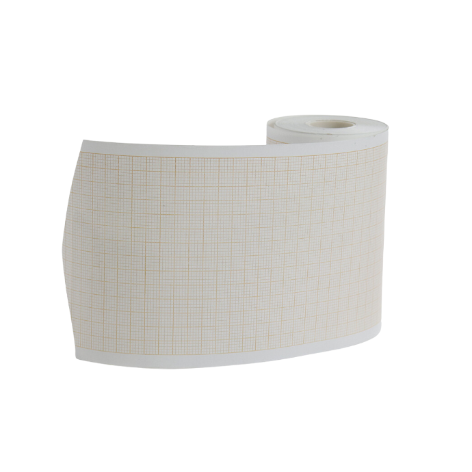 Papel térmico para electrocardiógrafo, rollo 80mm x 20mts.