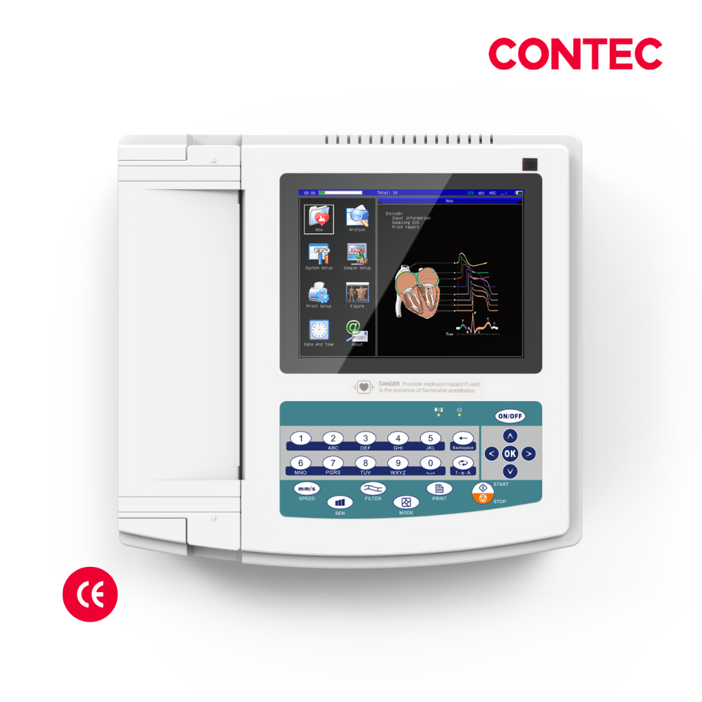 Electrocardiografo 12 canales, CONTEC ECG1200G