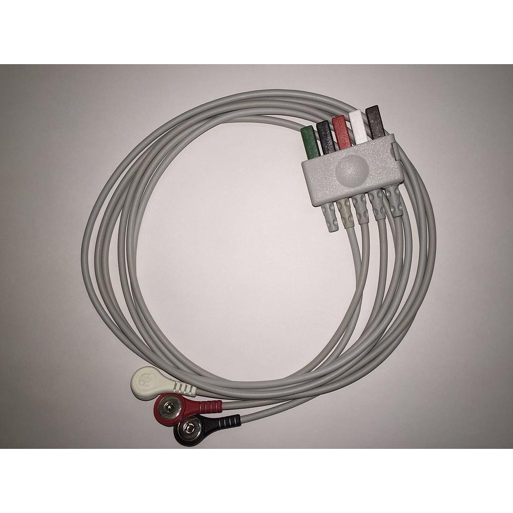 ECG cable troncal para 3 leads 12 pines TPU AHA. para D100, Advanced